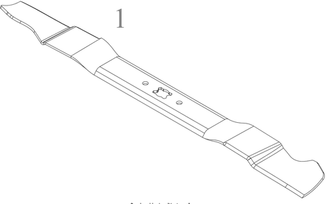 Blade Diagram and Parts List for SC900 (12ABR27B710)(2022) Cub Cadet Lawn Mower